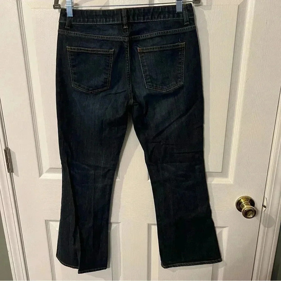 Talbots Signature Bootcut Denim Jeans Womens Size 8 Petite 29 Waist Dark Wash - Picture 3 of 6